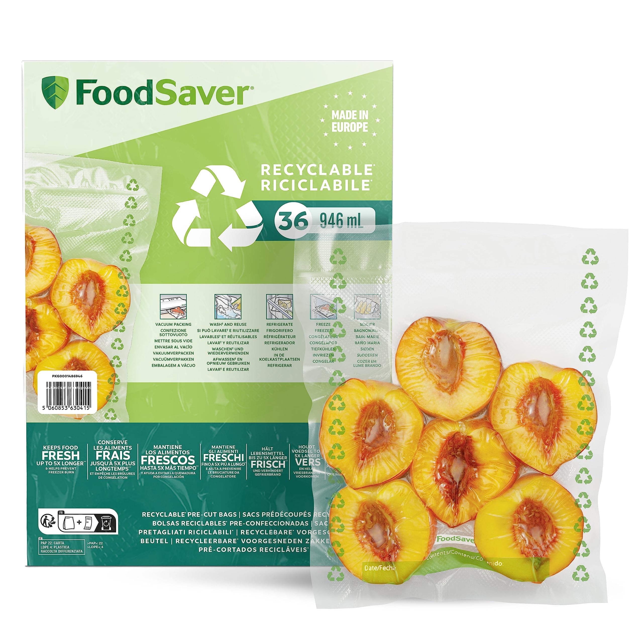 FoodSaver bolsas FSBE4802
