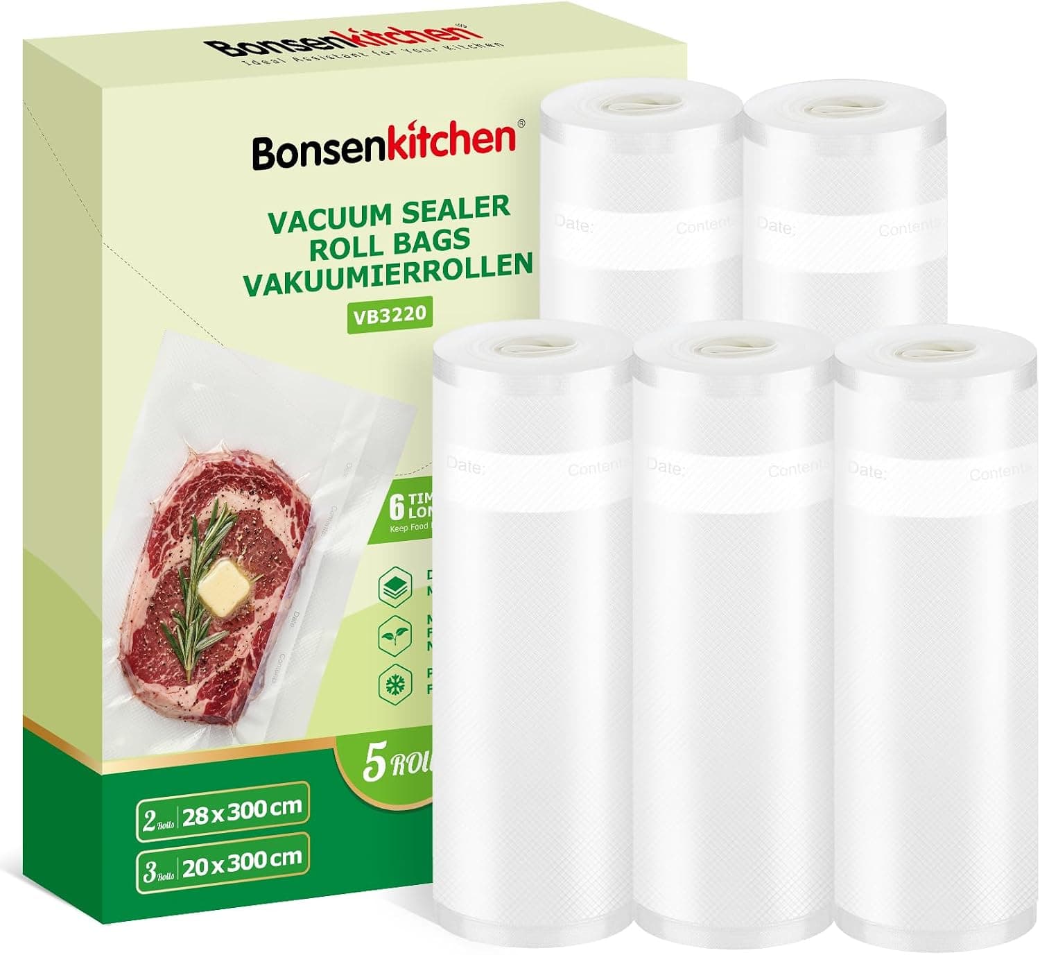 Bonsenkitchen rollos 28 cm